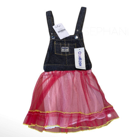 OshKosh Baby Sparkly Tulle & Denim Jumper Dress