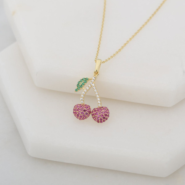 CHERRY Charm Necklace