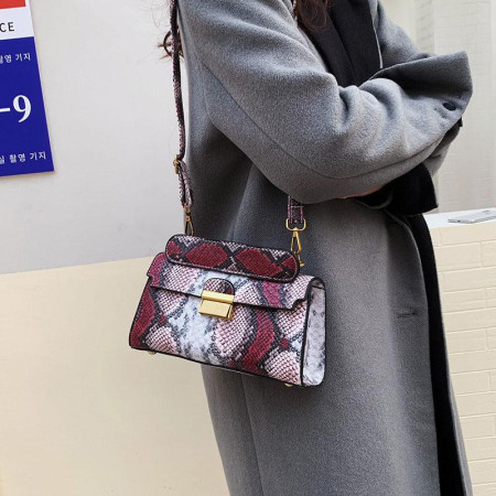 Snakeskin Pattern Handbag,...