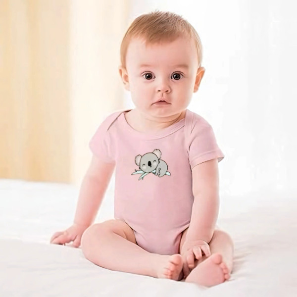 Sleeping Koala Baby Romper Outfit Unisex Baby