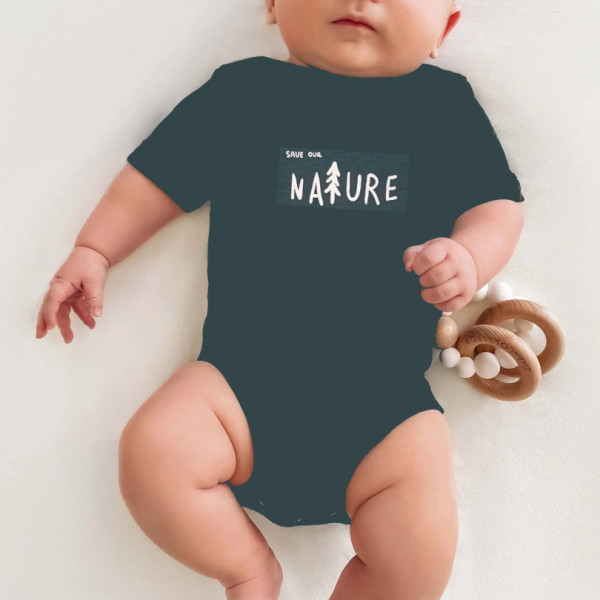 Nature Graffiti Baby Romper