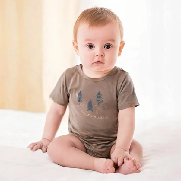 Yoga Sprout Baby Romper  Certified Organic Cotton Baby Bodysuit