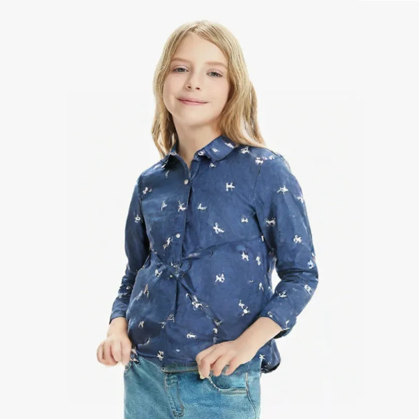 H&M Girls dress   100% Cotton Long Sleeve Casual