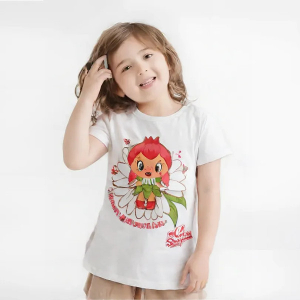 Inextenso Kids Graphic Printed Round Neck Cotton T-shirtt