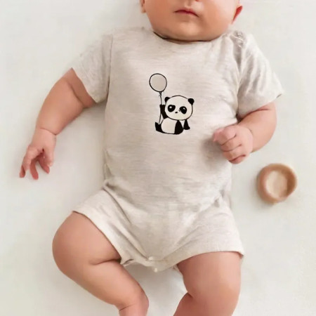 Sleepy Panda Baby Romper