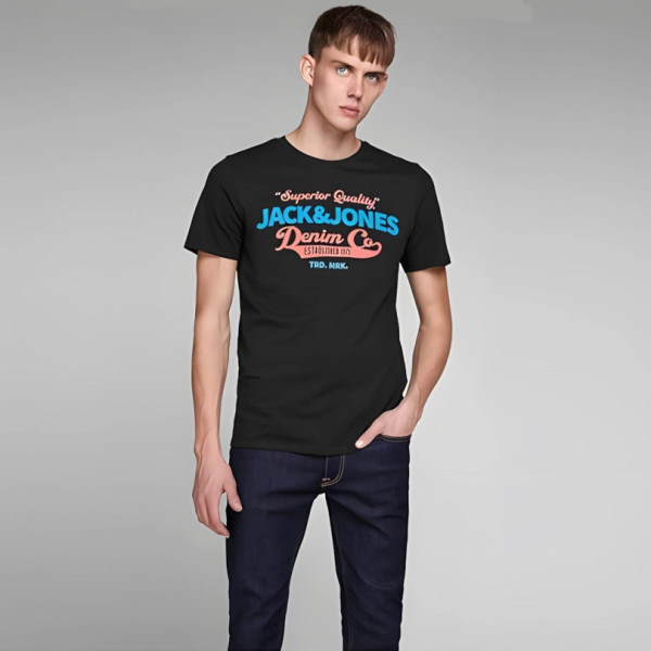 JACK & JONES Logo Round neck T-shirt