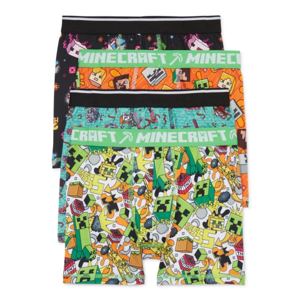 Minecraft Boys Boxer Brief Underwears