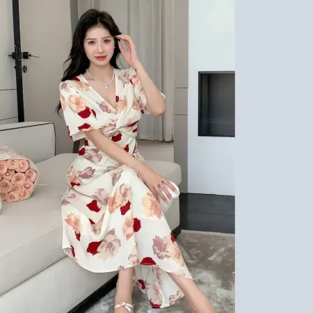 Dazy Cross Back Floral Maxi Dress – Women's Casual Fashion Dazy Cross Back Floral Maxi Dress – Women's Casual Fashion