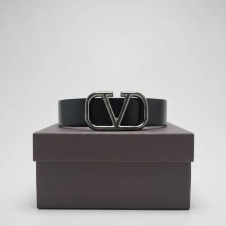VALENTINO Denim  Signature Belt For Mens  Black