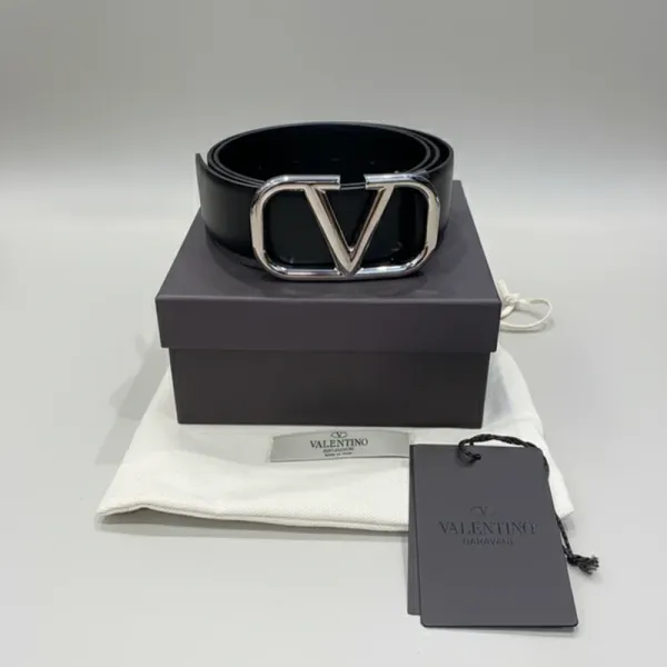 VALENTINO Denim  Signature Belt For Mens  Black