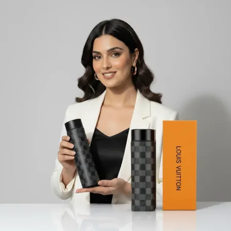 Luxury  Smart Thermos Flask | LED Temperature Display | Vacuum Insulated 14oz