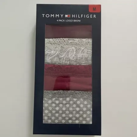 Tommy Hilfiger Classic Cotton Logo Women's Bikini Panty - 4 in one Pack Assorted