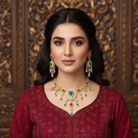Bracelet Bollywood Style Jewelry Set