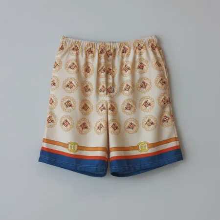 Gucci Pre-Fall  Equestrian Print Silk Twill Short-Sleeve Shirt