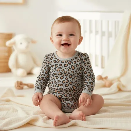 Baby 100% Organic Cotton Mix and Match Printed Bodysuit