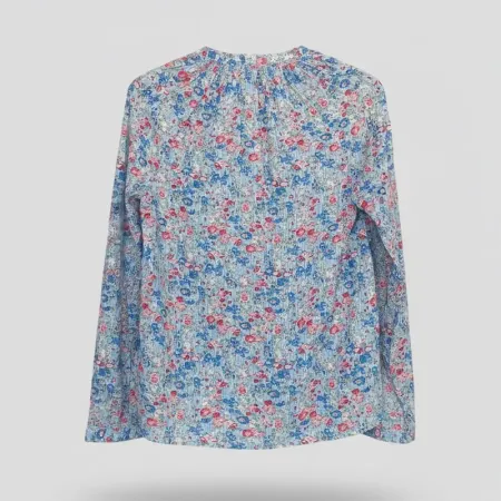 Springfield Women's Long Sleeve Floral Blouse - Blue (Size M) Springfield Women's Long Sleeve Floral Blouse - Blue (Size M)