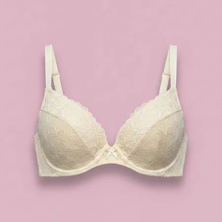 Body Flirt Elegant Lace Underwired Padded Bra - Full Coverage