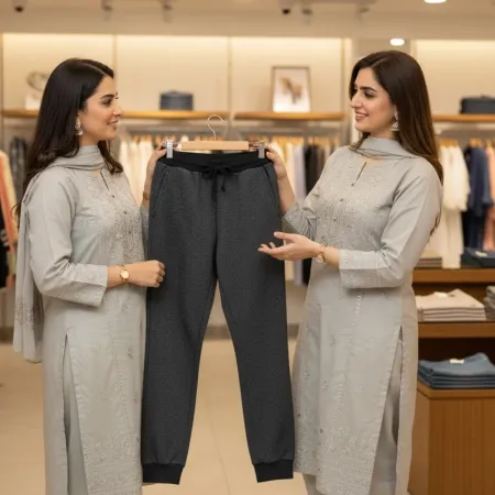 New ZARA Unisex Slim-Fit Jogger Pants - Drawstring, Elastic Hem, Size M