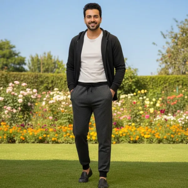 New ZARA Unisex Slim-Fit Jogger Pants - Drawstring, Elastic Hem, Size M