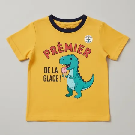 Dinosaur Short Sleeve Graphic 100% Cotton T-Shirts