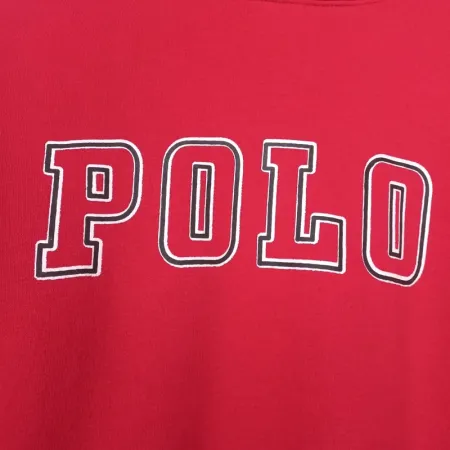Red Polo Ralph Lauren Graphic Logo Fleece Hoodie Red Polo Ralph Lauren Graphic Logo Fleece Hoodie