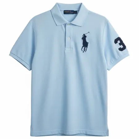 Vintage Polo Ralph Lauren Classic Fit Light Blue Polo Shirt Vintage Polo Ralph Lauren Classic Fit Light Blue Polo Shirt