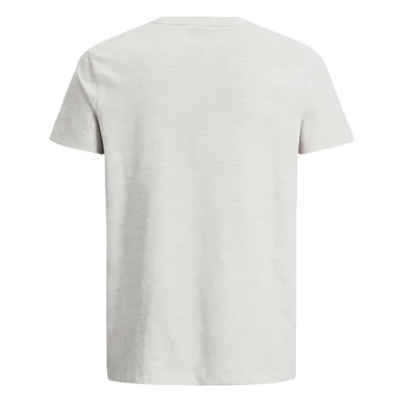 Jack & Jones™ Men's Light Gray Cotton T-Shirt – Medium Fit, Imported