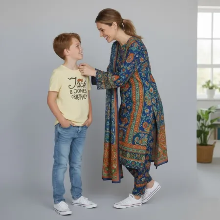 Jack & Jones Junior Boys Printed Cotton T-Shirt – Yellow, Size  (12 Years)