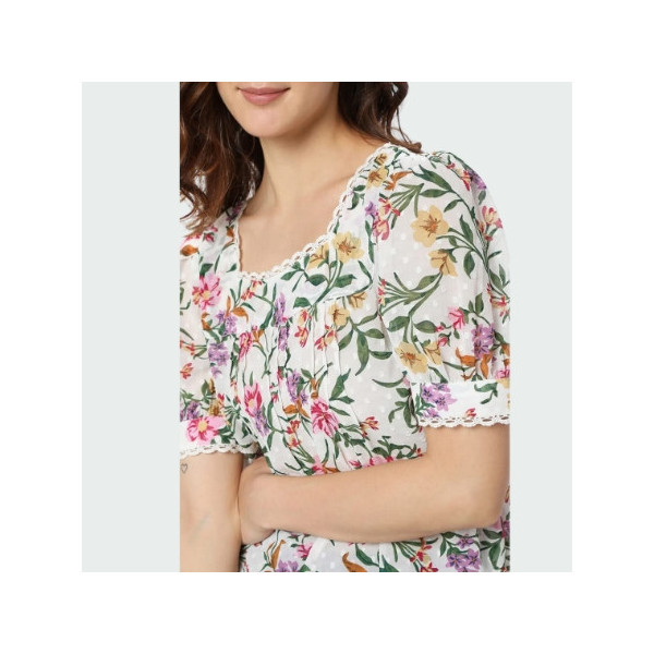 Girl Floral Printed Shirt Toyo Imported