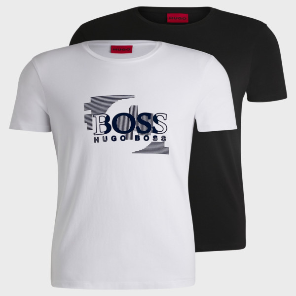 Hugo Boss Logo  T-Shirt White